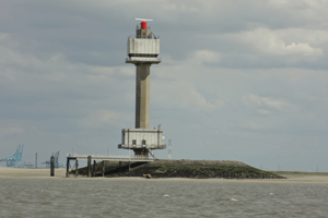Radartoren bij de Schaar van de Noord.