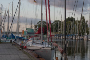 Aan de kade in Wieck